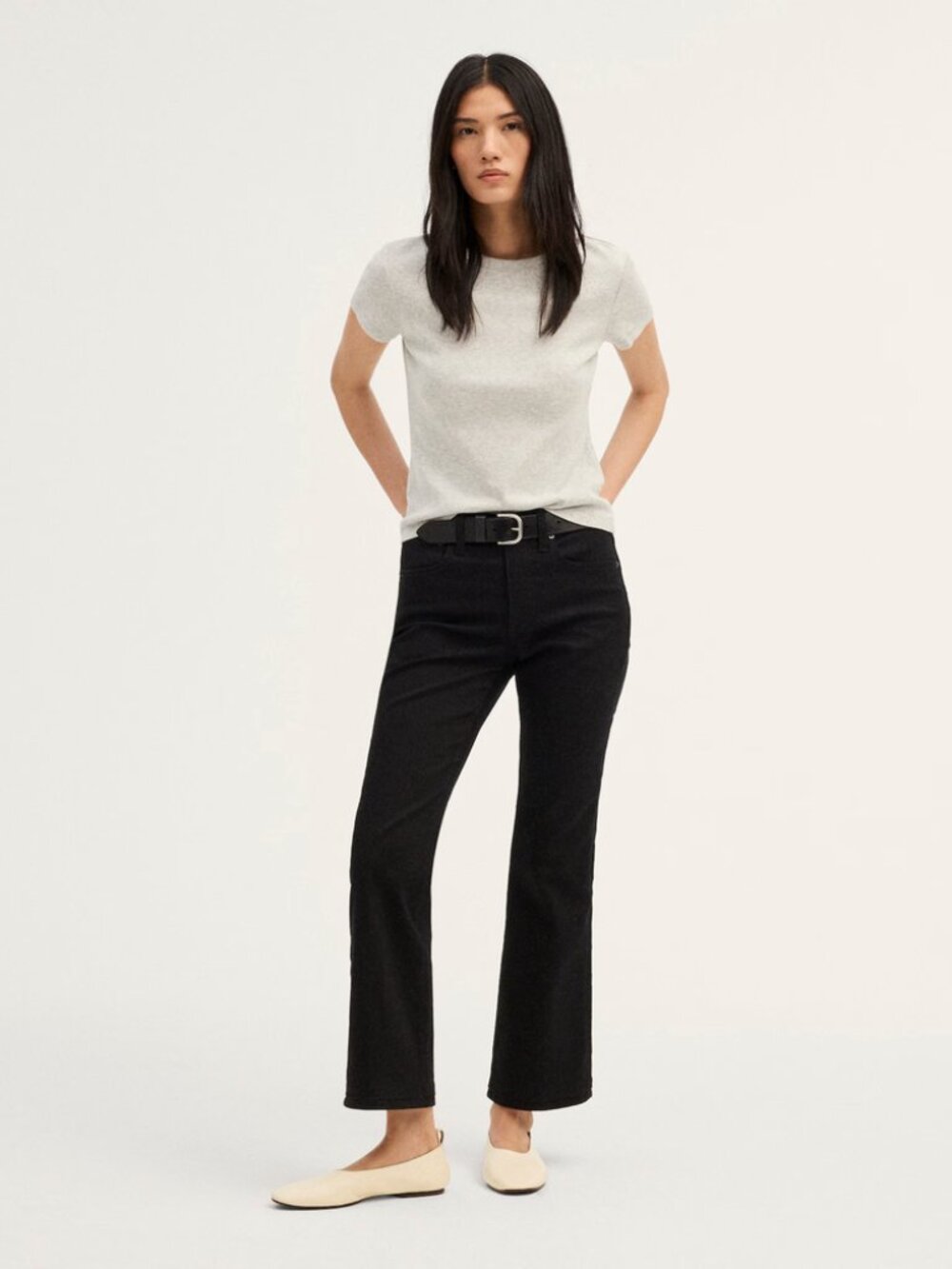 Madewell Cali Denim Boot in Black